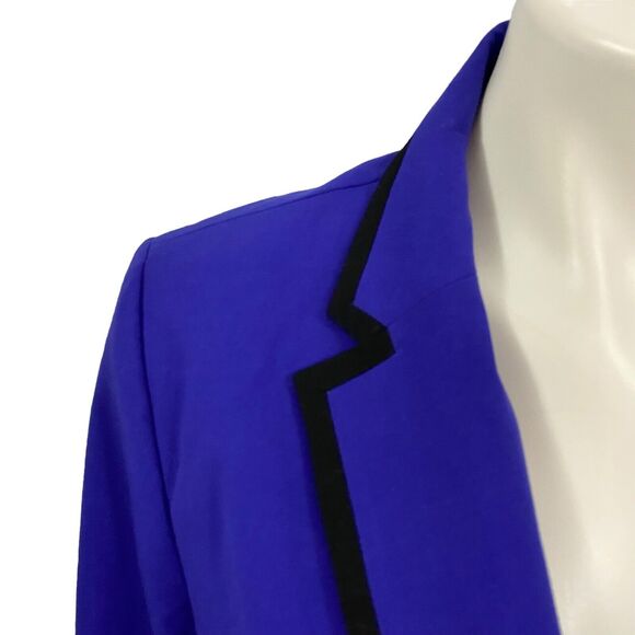 LOFT Blazer Womens Medium Purple Work Office Preppy Casual Lined Jacket Church - Picture 5 of 15